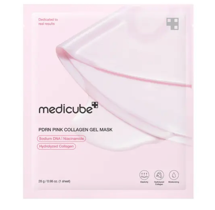 Medicube – PDRN Pink Collagen Gel Mask pack 4 masques