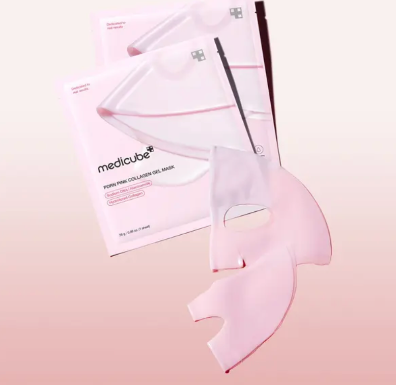 Medicube – PDRN Pink Collagen Gel Mask pack 4 masques