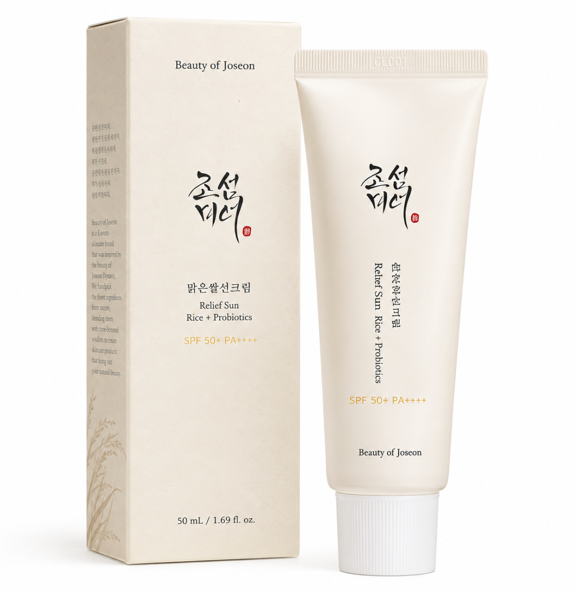 Beauty Of Joseon Relief Sun Rice + Probiotics Spf50 Sunscreen 50ml