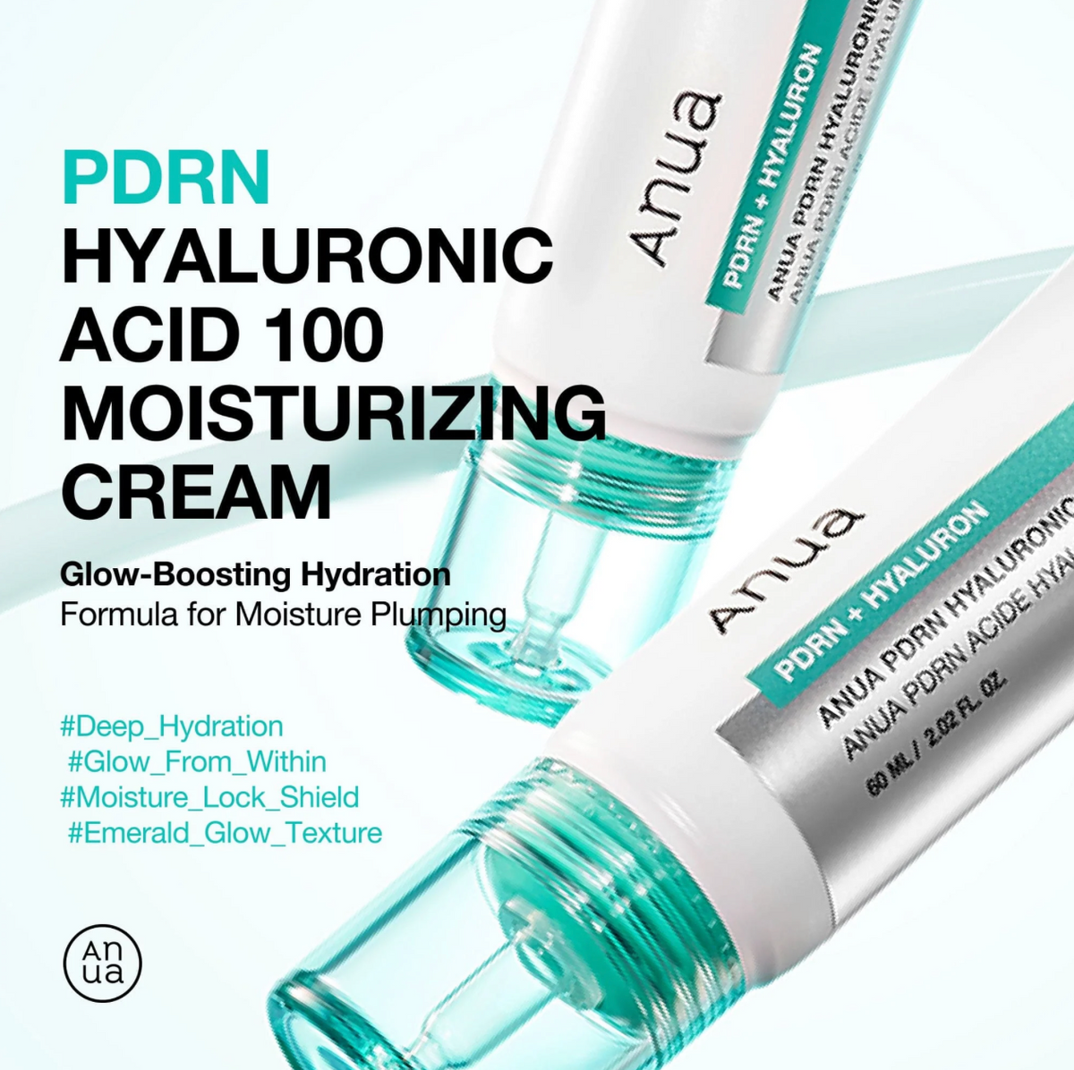 Anua Moisturizing Cream Pdrn Hyaluronic Acid 100