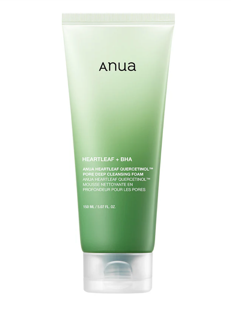 Anua Heartleaf Quercetinol Pore Deep Cleansing Foam 150ml 5.07 Fl.Oz